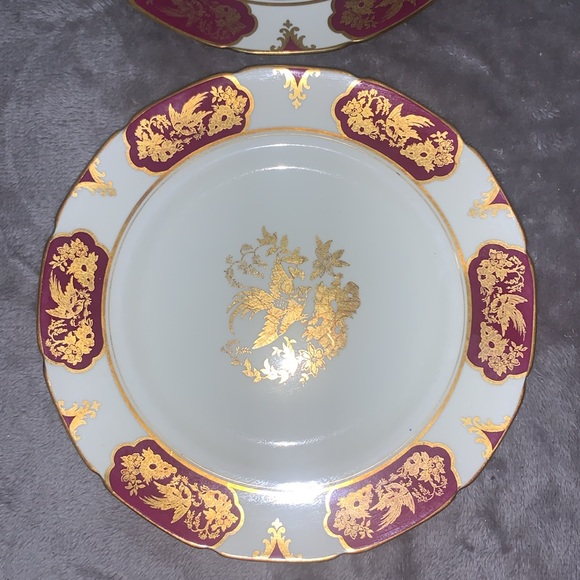 0610 Set of 2 Westminster Series Tuscan Bone China Salad Plates - Picture 3 of 7